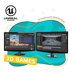 Unreal Engine 4. Игровой движок - КИБЕРшкола программирования для детей, компьютерные курсы для школьников, начинающих и подростков - KIBERone г. Троицк