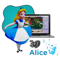 Alice 3d - КИБЕРшкола программирования для детей, компьютерные курсы для школьников, начинающих и подростков - KIBERone г. Троицк