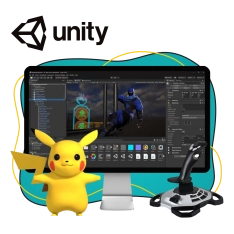 Мир игр на Unity 2D на популярном движке + AI-помощники - КИБЕРшкола программирования для детей, компьютерные курсы для школьников, начинающих и подростков - KIBERone г. Троицк
