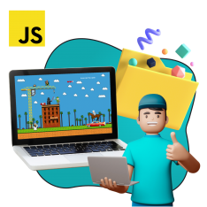 Программирование на JavaScript. Учимся создавать игры! - КИБЕРшкола программирования для детей, компьютерные курсы для школьников, начинающих и подростков - KIBERone г. Троицк